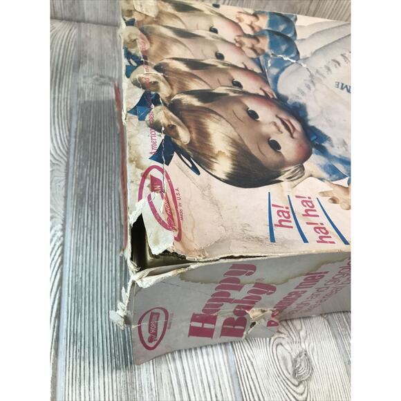 Horsman Happy Baby African American Doll In Original Box Laughing #4449 VTG RARE - Picture 11 of 12